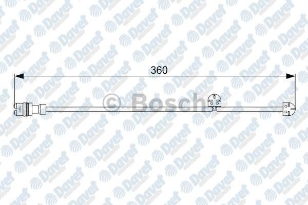 BOSCH 1987473023 Fren Balatasi Ikaz Kablosu On 360mm Porsche 911 (997)